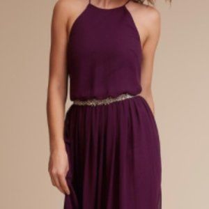 BHLDN Alana Dress Deep Amethyst